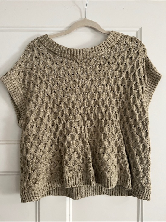 Neuflora Sweaters - Neuflora Sleevless Olive Green Sweater